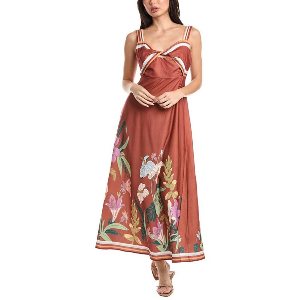 Jl Luxe Womens  Sleeveless Maxi Dress, Brown